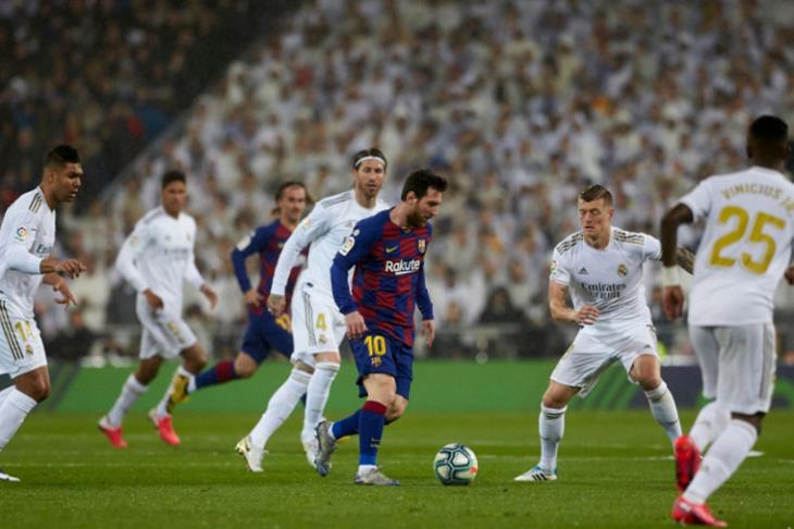 ريال مدريد وبرشلونة - ميسي